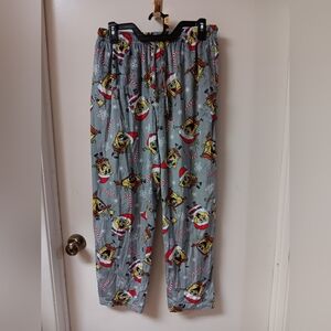 SpongeBob SquarePants Gray Christmas Pajama Pants (H)